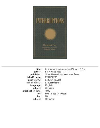 Interruptions