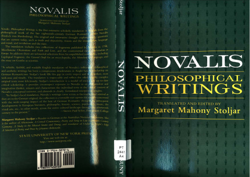 Novalis: Philosophical Writings