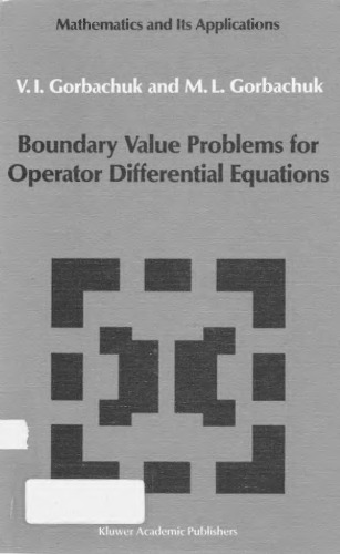 Boundary value problems for operator differential equations