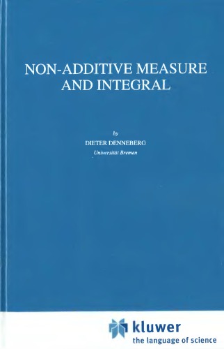 Non-additive measure and integral
