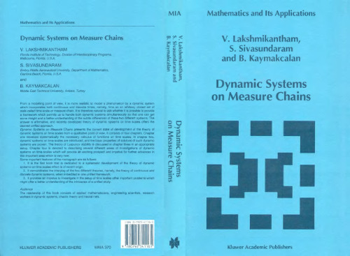Dynamic Systems on Measure Chains