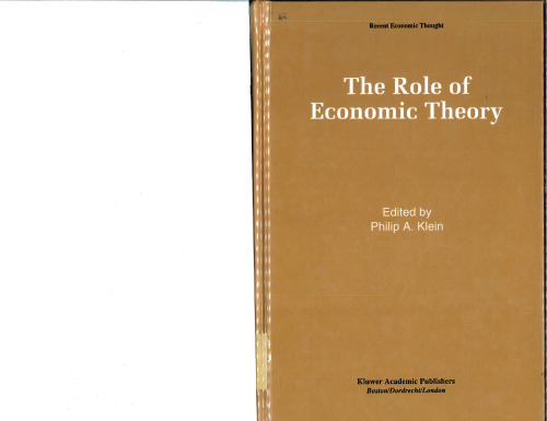 The Role of Economic Theory