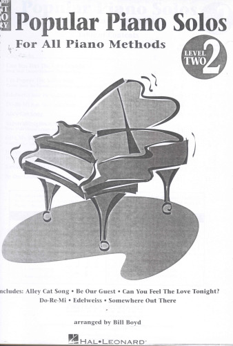 Popular Piano Solos - Level 2: Hal Leonard Student Piano Library