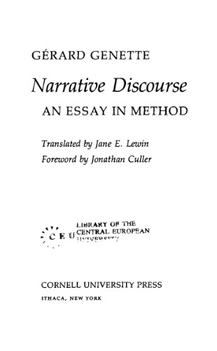 Narrative discourse