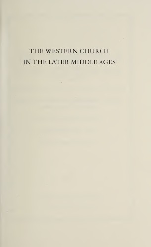 The Western Church in the Later Middle Ages