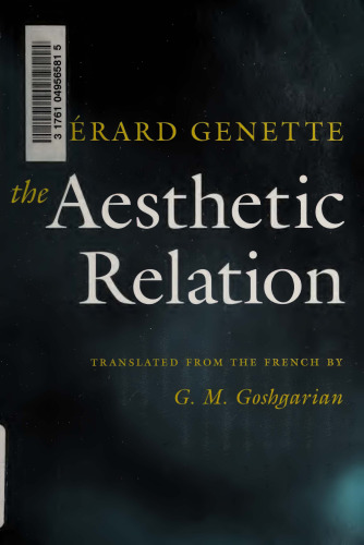 The Aesthetic Relation
