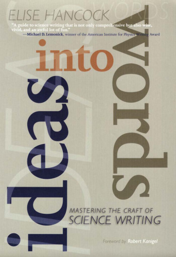 Ideas into words: mastering the craft of science writing