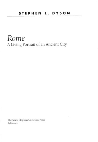 Rome: A Living Portrait of an Ancient City