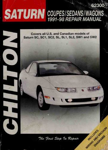 Chilton's General Motors Cavalier/Sunbird/Skyhawk/Firenza 1982-94 Repair Manual