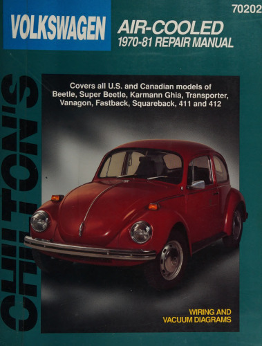 Chilton's Volkswagen Air-Cooled 1970-81 Repair Manual