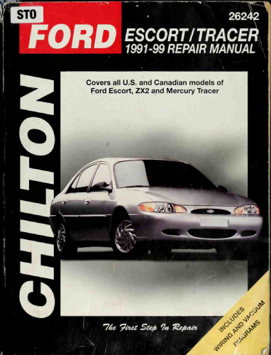 Chilton's Ford Escort/Tracker 1991-99 Repair Manual