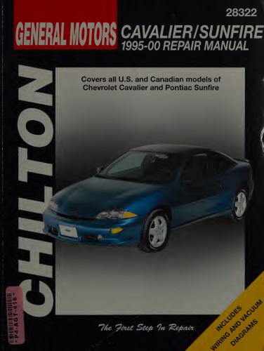 Chilton's General Motors Cavalier/Sunfire 1995-2000 Repair Manual