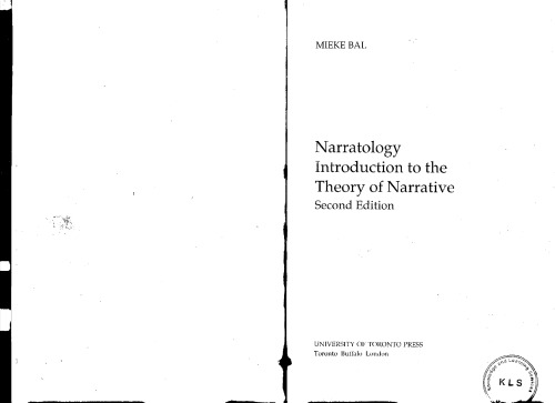 Narratology: Introduction to the Theory of Narrative 2nd ed.