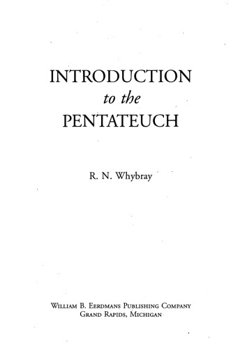 Introduction to the Pentateuch