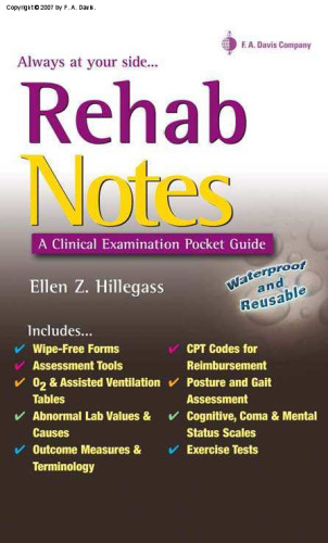 Rehab Notes (Davis Notes)