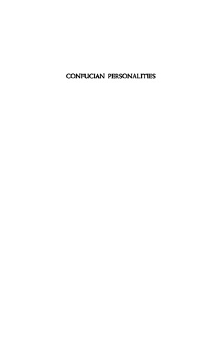Confucian Personalities