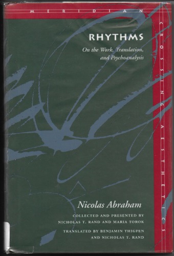 Rhythms: On the Work, Translation and Psychoanalysis