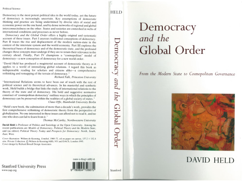 Democracy and the Global Order: From the Modern State to Cosmopolitan Governance