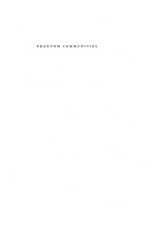 Phantom Communities: The Simulacrum and the Limits of Postmodernism