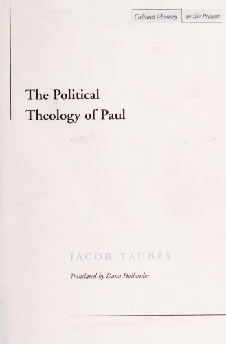 The Political Theology of Paul