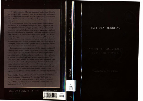 Eyes of the University: Right to Philosophy 2