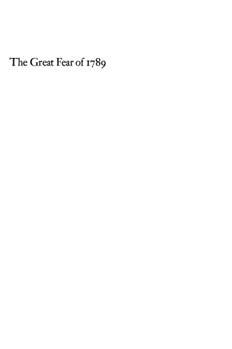 The Great Fear of 1789