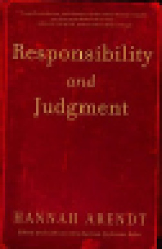 Responsibility and Judgment