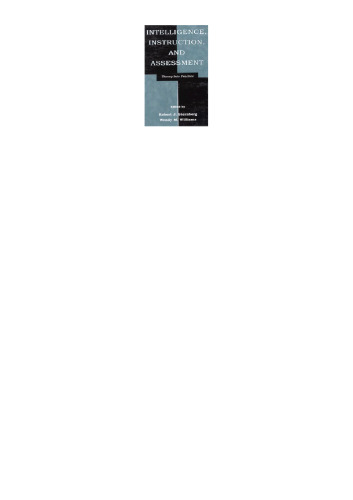 Intelligence, Instruction, and Assessment: Theory Into Practice