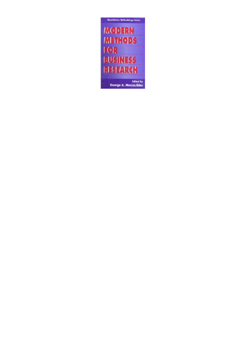 Modern Methods for Business Research