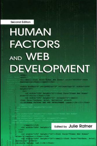 Human Factors and Web Development