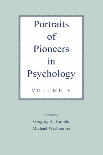 Portraits of Pioneers in Psychology
