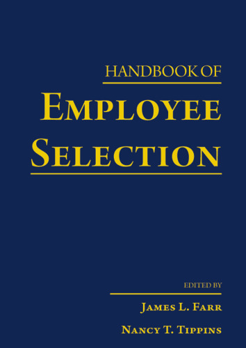 Handbook of Employee Selection