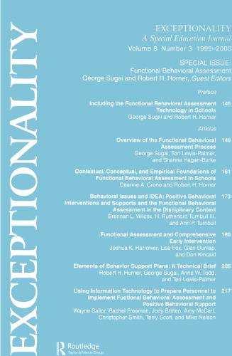 Functional Behavioral Assessment