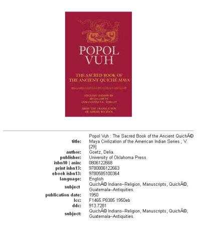 Popol vuh