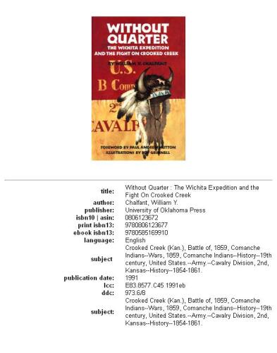 Without Quarter: The Wichita Expedition and the Fight on Crooked Creek