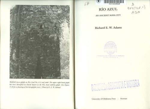 Rio Azul: An Ancient Maya City