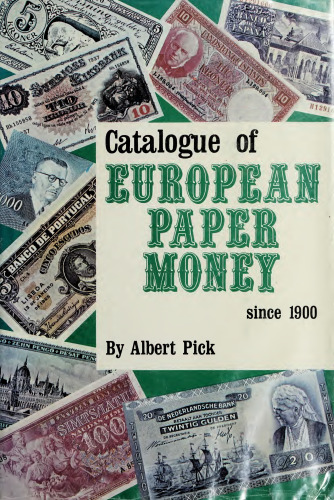 Catalogue of European Paper Money Since 1900