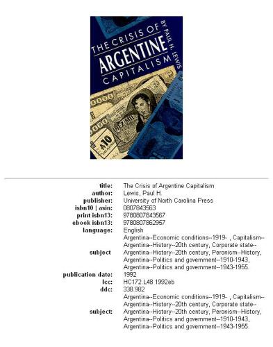 The crisis of Argentine capitalism