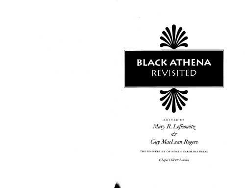 Black Athena revisited