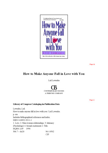 How to Make Anyone Fall in Love With You