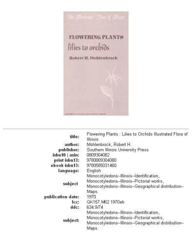 Flowering plants: lilies to orchids