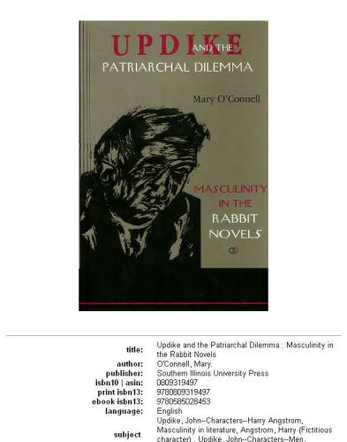 Updike and the Patriarchal Dilemma: Masculinity in the Rabbit Novels