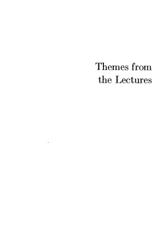 Themes from the Lectures at the College De France 1952-1960