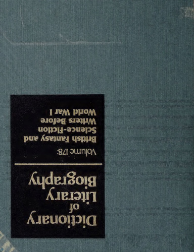 British Fantasy and Science-Fiction Writers Before World War I