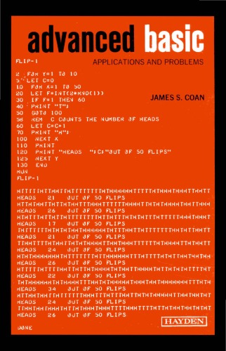 Advanced BASIC. Applications and Problems