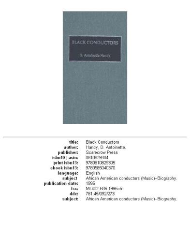 Black conductors