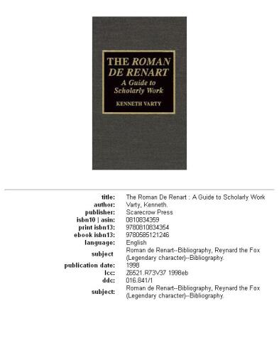 The Roman de Renart