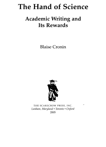 The Hand of Science: Academic Writing and Its Rewards