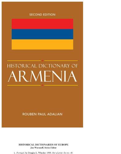 Historical Dictionary of Armenia