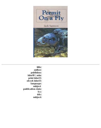 Permit on a Fly